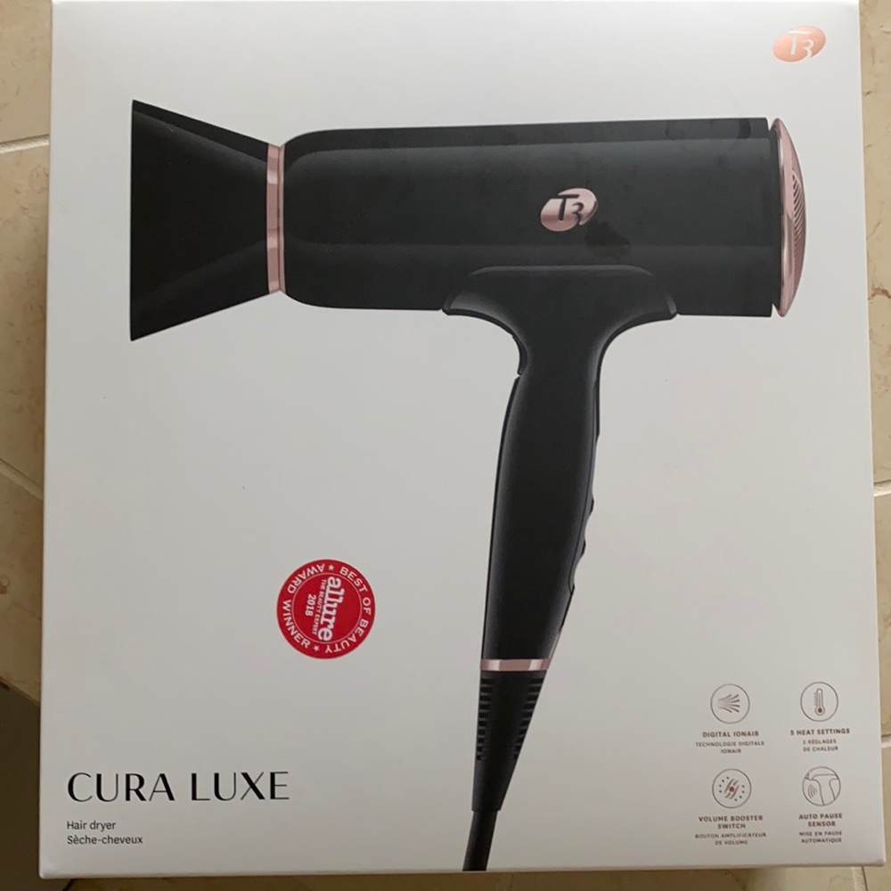 T3 cura luxe professional hair dryer